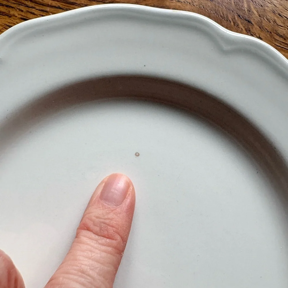 J&G Meakin Royal Staffordshire Heirloom Ironstone white set of 4 Plates ~7 in